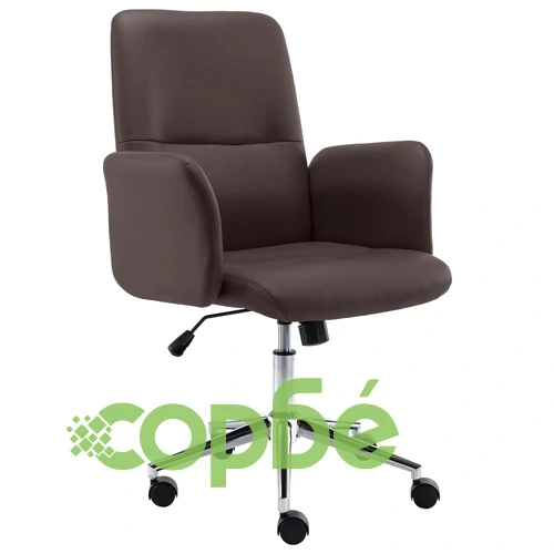 Офис стол, кафяв, изкуствена кожа ➤ топ цена ➤ sorbe.bg