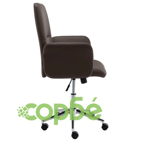 Офис стол, кафяв, изкуствена кожа ➤ топ цена ➤ sorbe.bg