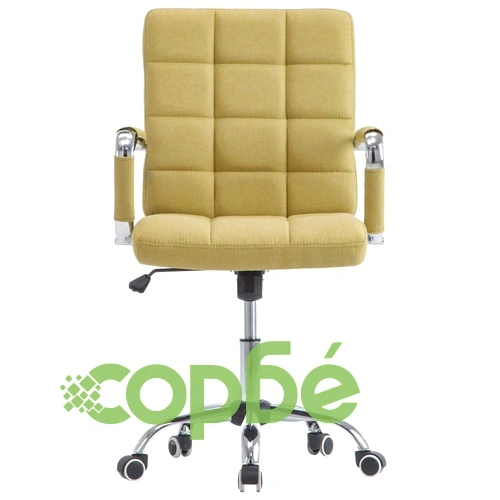 Офис стол, зелен, текстил ➤ топ цена ➤ sorbe.bg