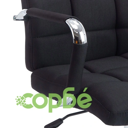 Офис стол, черен, текстил ➤ топ цена ➤ sorbe.bg