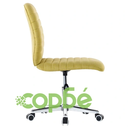 Въртящ се офис стол, зелен, текстил ➤ топ цена ➤ sorbe.bg