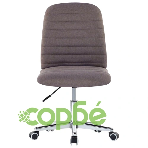 Въртящ офис стол, таупе, текстил ➤ топ цена ➤ sorbe.bg