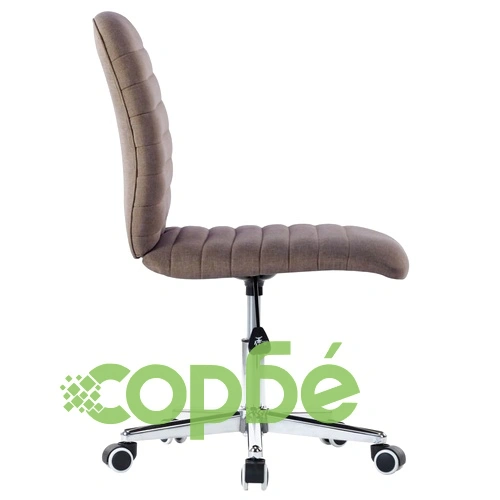 Въртящ офис стол, таупе, текстил ➤ топ цена ➤ sorbe.bg