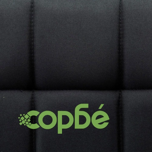 Въртящи се трапезни столове, 2 бр, черни, текстил ➤ топ цена ➤ sorbe.bg