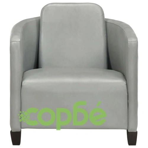 Фотьойл, сив, естествена кожа ➤ топ цена ➤ sorbe.bg