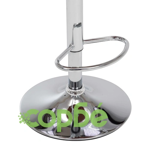 Бар табуретки, 2 бр, кремави, извито дърво и изкуствена кожа ➤ топ цена ➤ sorbe.bg