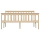 Рамка за легло, светло дърво, бор масив, 140x200 cм 