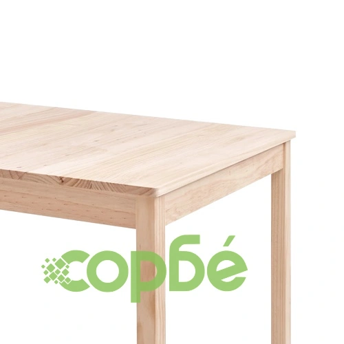 Трапезен комплект, 9 части, борова дървесина ➤ топ цена ➤ sorbe.bg