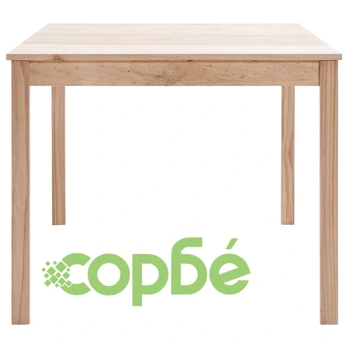 Трапезен комплект, 9 части, борова дървесина ➤ топ цена ➤ sorbe.bg