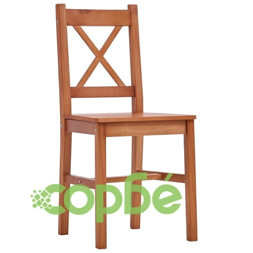 Трапезен комплект, 9 части, борова дървесина, меденокафяв ➤ топ цена ➤ sorbe.bg