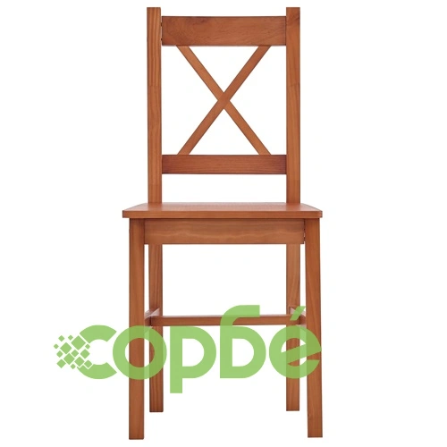 Трапезен комплект, 9 части, борова дървесина, меденокафяв ➤ топ цена ➤ sorbe.bg