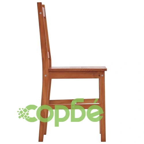 Трапезен комплект, 9 части, борова дървесина, меденокафяв ➤ топ цена ➤ sorbe.bg