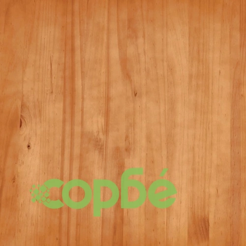 Трапезен комплект, 9 части, борова дървесина, бяло и кафяво ➤ топ цена ➤ sorbe.bg