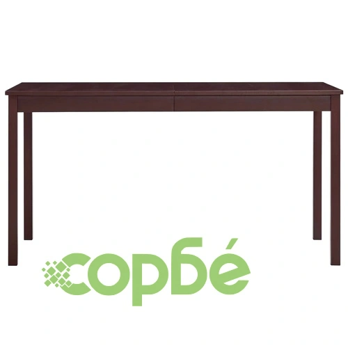 Трапезна маса, тъмнокафява, 140x70x73 см, борова дървесина ➤ топ цена ➤ sorbe.bg