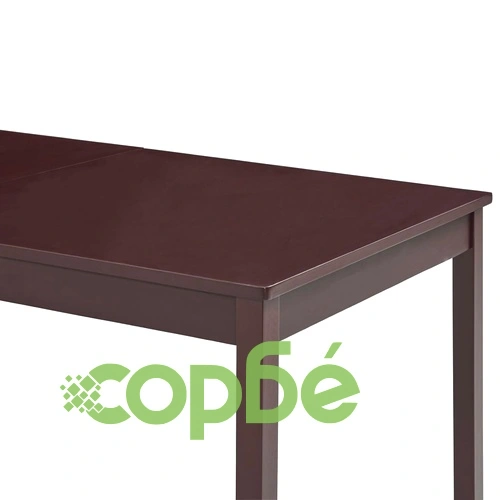 Трапезна маса, тъмнокафява, 180x90x73 см, борова дървесина ➤ топ цена ➤ sorbe.bg