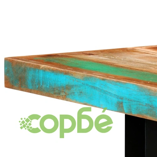 Трапезна маса, 180x90x76 см, регенерирано дърво масив ➤ топ цена ➤ sorbe.bg