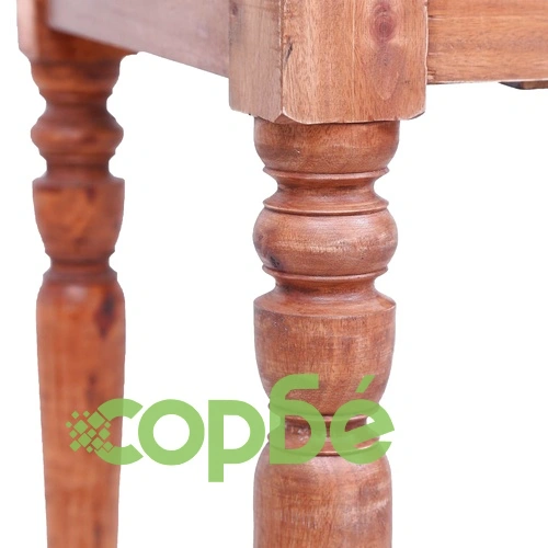 Бюро с чекмеджета, 117x57x75 см, махагоново дърво масив ➤ топ цена ➤ sorbe.bg