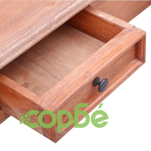 Писалище с чекмеджета, 90x50x101 см, махагоново дърво масив ➤ топ цена ➤ sorbe.bg