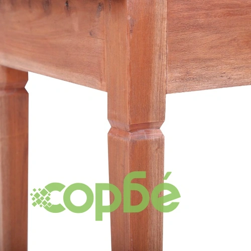 Писалище с чекмеджета, 90x50x101 см, махагоново дърво масив ➤ топ цена ➤ sorbe.bg