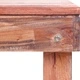 Трапезна маса, 120x60x80 см, регенерирано дърво масив