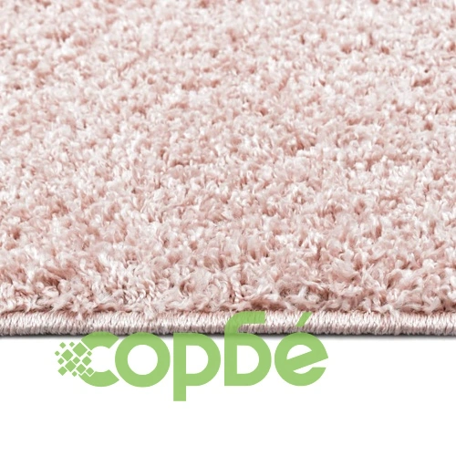 Рошав килим тип шаги, 140x200 см, бледорозов ➤ топ цена ➤ sorbe.bg