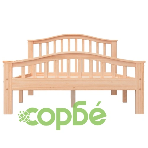 Рамка за легло, борова дървесина масив, 120х200 см ➤ топ цена ➤ sorbe.bg