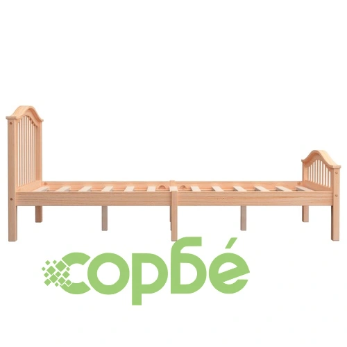 Рамка за легло, борова дървесина масив, 120х200 см ➤ топ цена ➤ sorbe.bg