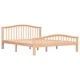 Рамка за легло, борово дърво масив, 160x200 cм