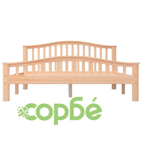 Рамка за легло, борово дърво масив, 160x200 cм ➤ топ цена ➤ sorbe.bg