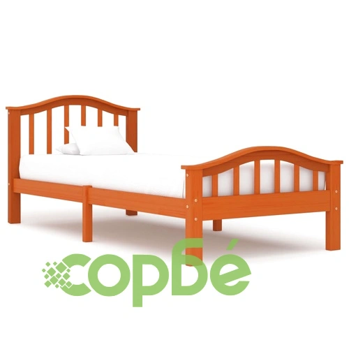 Рамка за легло, меденокафява, бор масив, 90x200 см ➤ топ цена ➤ sorbe.bg