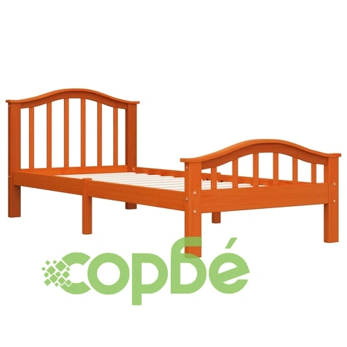 Рамка за легло, меденокафява, бор масив, 90x200 см ➤ топ цена ➤ sorbe.bg