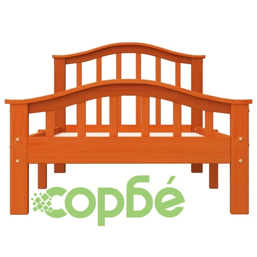 Рамка за легло, меденокафява, бор масив, 90x200 см ➤ топ цена ➤ sorbe.bg