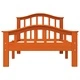 Рамка за легло, меденокафява, бор масив, 90x200 см