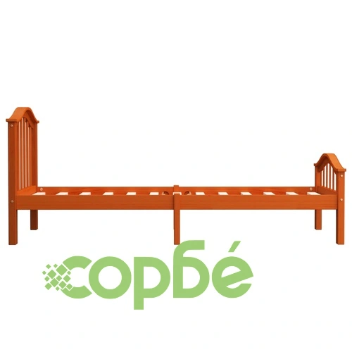 Рамка за легло, меденокафява, бор масив, 90x200 см ➤ топ цена ➤ sorbe.bg