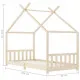 Рамка за детско легло, бор масив, 90х200 см