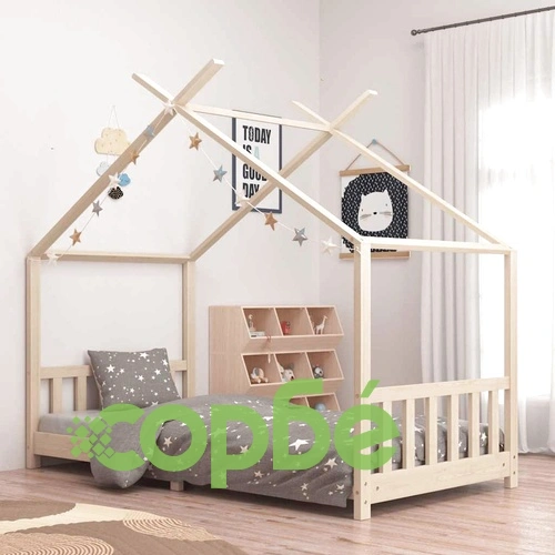 Рамка за детско легло, бор масив, 90х200 см ➤ топ цена ➤ sorbe.bg