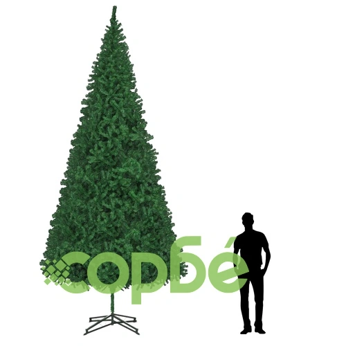 Изкуствено коледно дърво, 500 см, зелено  ➤ топ цена ➤ sorbe.bg