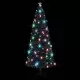 Изкуствено коледно дърво със стойка/LED, 240 см, оптично влакно