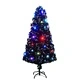 Готова осветена коледна елха със стойка 150 см оптично влакно