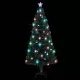 Изкуствено коледно дърво със стойка/LED, 180 см, оптично влакно