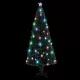 Изкуствено коледно дърво със стойка/LED, 210 см, оптично влакно