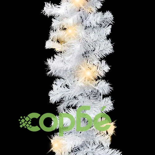 Коледен гирлянд с LED лампички, 5 м, бял ➤ топ цена ➤ sorbe.bg
