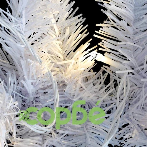 Коледен гирлянд с LED лампички, 10 м, бял ➤ топ цена ➤ sorbe.bg