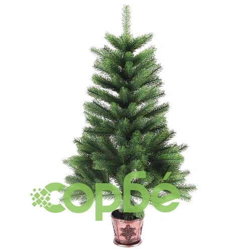 Изкуствено коледно дърво, реалистични иглички, 90 см, зелено ➤ топ цена ➤ sorbe.bg