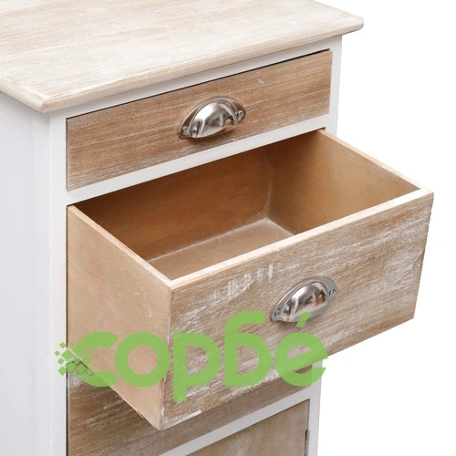 Страничен шкаф 38x28x86 см дърво пауловния ➤ топ цена ➤ sorbe.bg