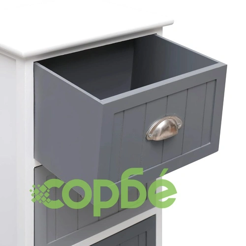 Страничен шкаф 35x30x90 см дърво пауловния ➤ топ цена ➤ sorbe.bg