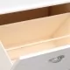 Шкаф за обувки, бял, 50x28x98 см, дърво от пауловния