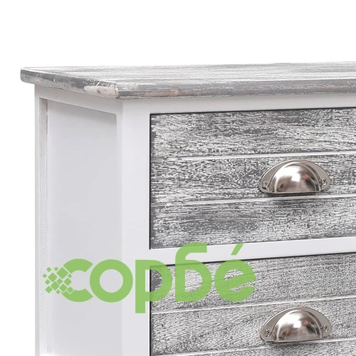 Пейка за коридор, сива, 115x30x40 cм, дърво ➤ топ цена ➤ sorbe.bg