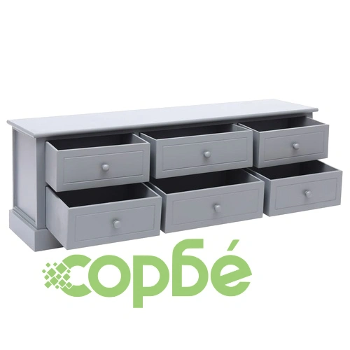 Пейка за коридор, тъмносива, 115x30x40 cм, дърво ➤ топ цена ➤ sorbe.bg