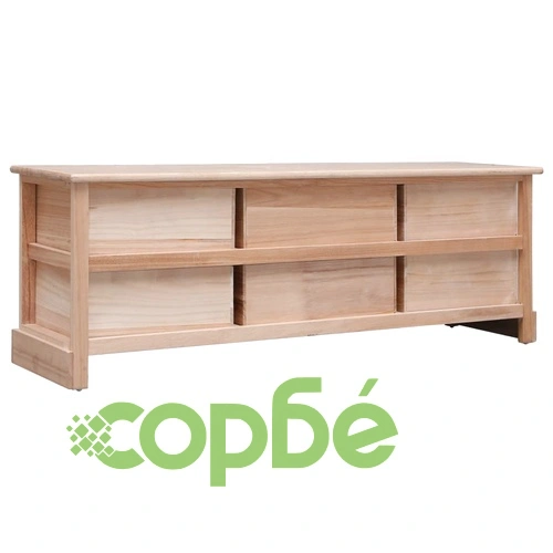 Пейка за коридор, естествен цвят, 115x30x40 cм, дърво ➤ топ цена ➤ sorbe.bg